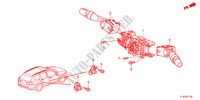 INTERRUTTORE COMBINAZIONE per Honda ACCORD TOURER 2.2 ELEGANCE 5 Porte 6 velocità manuale 2012
