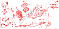 LEVA SELEZIONE(LH) per Honda ACCORD TOURER 2.4 TYPE S 5 Porte 5 velocità automatico 2012