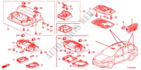 LUCE INTERIORE(1) per Honda ACCORD TOURER 2.4 TYPE S 5 Porte 5 velocità automatico 2012