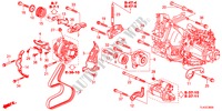 MENSOLA MONTATURA MOTORE(DIESEL) per Honda ACCORD TOURER 2.2 ELEGANCE 5 Porte 5 velocità automatico 2012