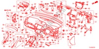 PANNELLO STRUMENTI(RH) per Honda ACCORD TOURER 2.2 EX 5 Porte 5 velocità automatico 2012
