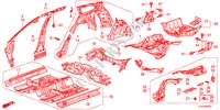 PAVIMENTO/PANNELLI INTERNI per Honda ACCORD TOURER 2.4 EXECUTIVE 5 Porte 6 velocità manuale 2012