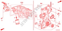 POMPA OLIO(2.0L) per Honda ACCORD TOURER 2.0 ELEGANCE 5 Porte 5 velocità automatico 2012
