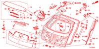 PORTELLONE(ALIMENTO) per Honda ACCORD TOURER 2.2 EX 5 Porte 5 velocità automatico 2012