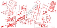 SEDILE ANTERIORE(D.)(RH) per Honda ACCORD TOURER 2.2 TYPE S-H 5 Porte 6 velocità manuale 2012