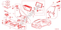 SISTEMA NAVIGAZIONE per Honda ACCORD TOURER 2.0 ELEGANCE 5 Porte 6 velocità manuale 2012