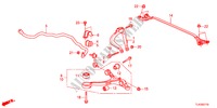 STABILIZZATORE ANTERIORE/BRACCIO INFERIORE ANT. per Honda ACCORD TOURER 2.2 EX 5 Porte 5 velocità automatico 2012