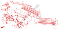 TERGICRISTALLO PARAVENTO(RH) per Honda ACCORD TOURER 2.0 ES 5 Porte 5 velocità automatico 2012