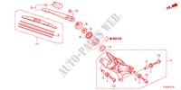 TERGICRISTALLO POSTERIORE per Honda ACCORD TOURER 2.4 EXECUTIVE 5 Porte 5 velocità automatico 2012