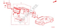 UNITA' AUDIO(NAVIGAZIONE) per Honda ACCORD TOURER 2.2 ELEGANCE 5 Porte 5 velocità automatico 2012