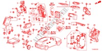 UNITA DI CONTROLLO(CABINA)(1)(LH) per Honda ACCORD TOURER 2.2 TYPE S-H 5 Porte 6 velocità manuale 2012