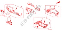 ABBELLIMENTO STRUMENTI(LATO GUIDATORE)(LH) per Honda CITY EX-A 4 Porte 5 velocità manuale 2010