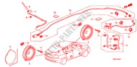 ANTENNA/ALTOPARLANTE(LH)(2) per Honda CITY EX-A 4 Porte 5 velocità manuale 2010
