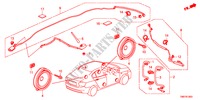 ANTENNA/ALTOPARLANTE(RH)(2) per Honda BALLADE VTI-L 4 Porte 5 velocità manuale 2011