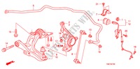 BRACCIO INFERIORE ANT. per Honda CITY LX-A 4 Porte 5 velocità manuale 2011