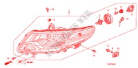 FANALE per Honda CITY LX-A 4 Porte 5 velocità automatico 2011