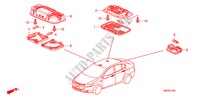 LUCE INTERIORE per Honda BALLADE VTI 4 Porte 5 velocità automatico 2011