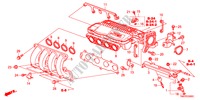 MOLTEPLICE ASPIRAZIONE per Honda CITY LX-A 4 Porte 5 velocità manuale 2011