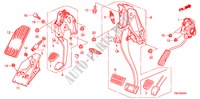 PEDALE(LH) per Honda CITY LX-A 4 Porte 5 velocità manuale 2011
