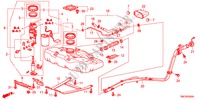 SERBATOIO COMBUSTIBILE per Honda CITY LX-A 4 Porte 5 velocità manuale 2011