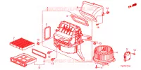 SOFFIATORE RISCALDATORE(LH) per Honda CITY EX A 4 Porte 5 velocità manuale 2009