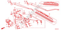 TERGICRISTALLO PARAVENTO(RH) per Honda BALLADE VTI 4 Porte 5 velocità manuale 2011