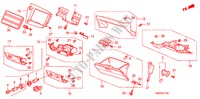 ABBELLIMENTO STRUMENTI(LATO PASSEGGERO)(LH) per Honda INSIGHT COMFORT 5 Porte pieno automatica 2011