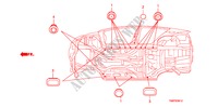 ANELLO DI TENUTA(INFERIORE) per Honda INSIGHT S 5 Porte pieno automatica 2011