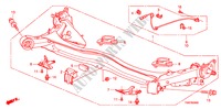 ASSALE POSTERIORE per Honda INSIGHT COMFORT 5 Porte pieno automatica 2011