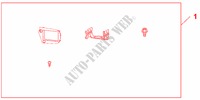 AUDIO EXCHANGE PANEL   LHD per Honda INSIGHT COMFORT 5 Porte pieno automatica 2011