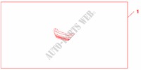 FR GRILLE LWR per Honda INSIGHT ES 5 Porte pieno automatica 2011