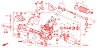SCATOLA INGRANAGGIO P.S.(EPS)(LH) per Honda INSIGHT ELEGANCE 5 Porte pieno automatica 2011