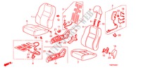 SEDILE ANTERIORE(D.) per Honda INSIGHT SE 5 Porte pieno automatica 2010