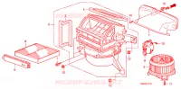 SOFFIATORE RISCALDATORE(LH) per Honda INSIGHT ELEGANCE 5 Porte pieno automatica 2011