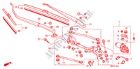 TERGICRISTALLO PARAVENTO(LH) per Honda INSIGHT COMFORT 5 Porte pieno automatica 2011