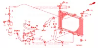 TUBO RADIATORE/SERBATOIO DI RISERVA per Honda INSIGHT ELEGANCE 5 Porte pieno automatica 2011