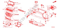 ABBELLIMENTO STRUMENTI(LATO PASSEGGERO)(2) per Honda CROSSTOUR EX 5 Porte 5 velocità automatico 2011