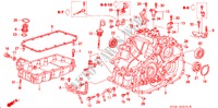 ALLOGGIO TRASMISSIONE/ SCODELLO OLIO(M4VA) per Honda CIVIC VTI 3 Porte pieno automatica 1997