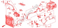 ARIA CONDIZIONATA (TUBI/CONDOTTI)(RH) per Honda CIVIC GLI 3 Porte 5 velocità manuale 1997