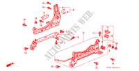COMP. SEDILE ANT. (D.)(1) per Honda CIVIC LXI 3 Porte 5 velocità manuale 2000