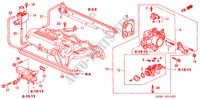 CORPO VALVOLA IMMISSIONE (DOHC VTEC) per Honda CIVIC SIR 3 Porte 4 velocità automatico 2000