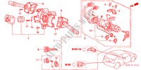 INTERRUTTORE COMBINAZIONE(LH) per Honda CIVIC LXI 3 Porte 5 velocità manuale 2000