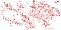 MOLTEPLICE ASPIRAZIONE (1.5L SOHC) per Honda CIVIC EXI 3 Porte 5 velocità manuale 2000