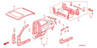 PANNELLI ESTERNI per Honda CIVIC EXI 3 Porte 5 velocità manuale 2000