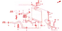 TUBO RADIATORE per Honda CIVIC LXI 3 Porte 5 velocità manuale 1996