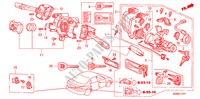 INTERRUTTORE COMBINAZIONE(RH) per Honda CIVIC VTI 4 Porte 5 velocità manuale 1998