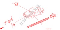 ARIA CONDIZIONATA (SENSORE) per Honda PRELUDE VTI-R 2 Porte 5 velocità manuale 2000