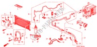 ARIA CONDIZIONATA (TUBI/CONDOTTI) (LH) per Honda PRELUDE VTEC 2.2VTI 2 Porte 5 velocità manuale 2000
