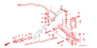 BRACCIO INFERIORE ANT. per Honda PRELUDE 2.0I 2 Porte 5 velocità manuale 2000