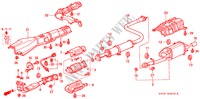 CONDOTTO SCARICO(DOHC/ATTS) per Honda PRELUDE TYPE-S 2 Porte 5 velocità manuale 1999